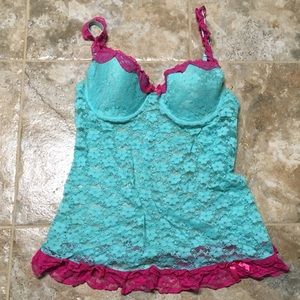 3x lace lingerie chemise